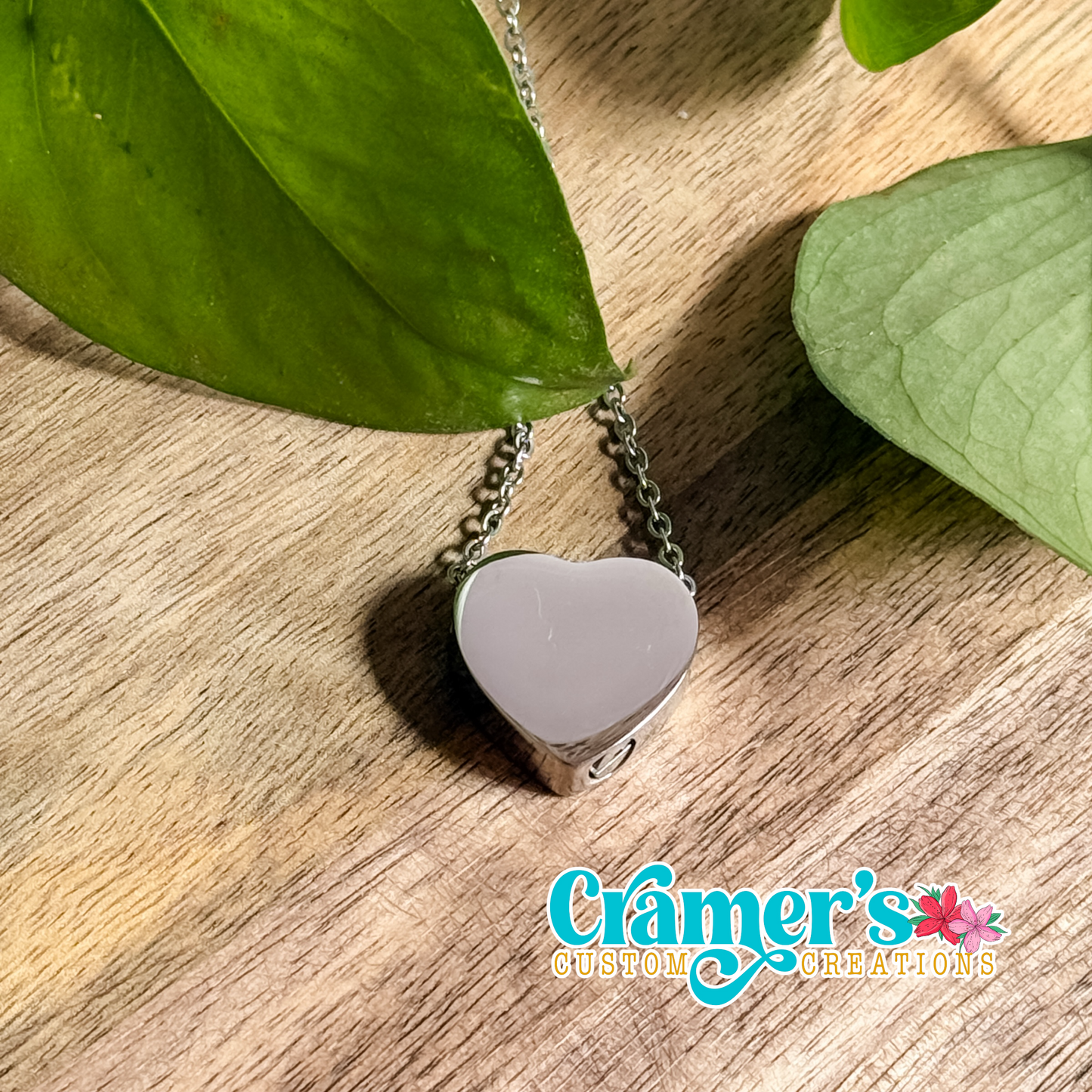 Heart Urn Pendant Necklace