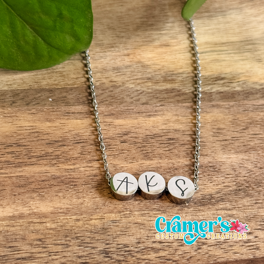 Tiny Circle Pendant Necklace