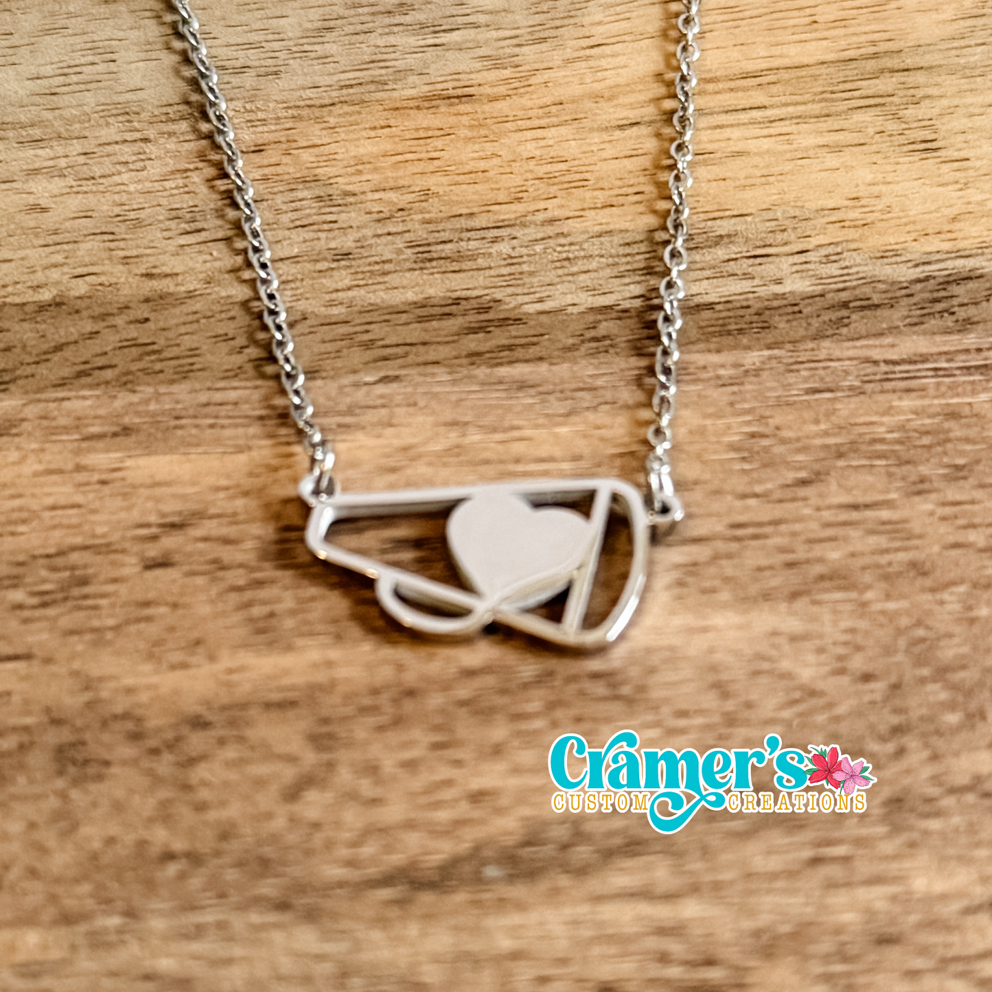 Petite Cheer Megaphone Necklace