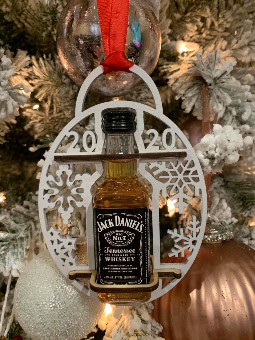 Mini Bottle Ornaments (Alcohol not included)