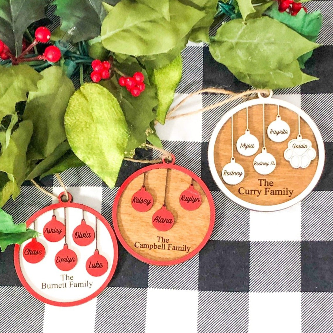 Family Christmas Ornament
