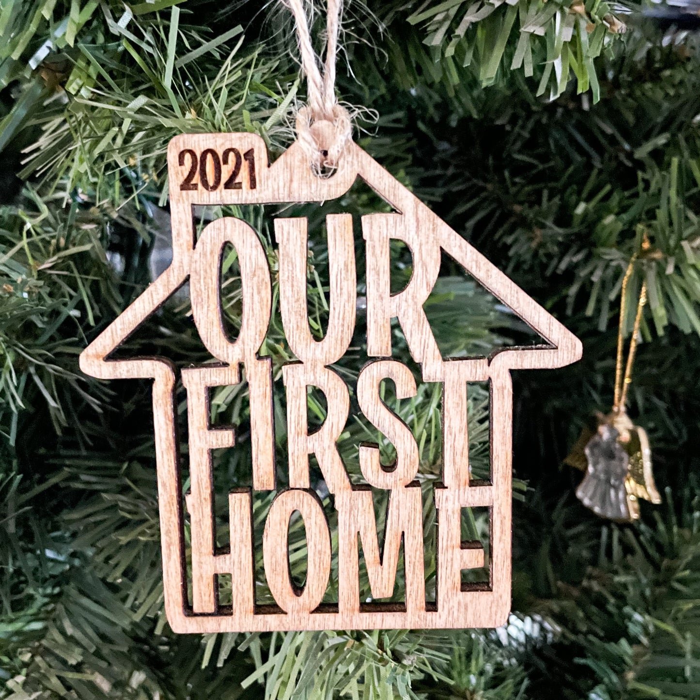 Our First Home Wooden Ornament