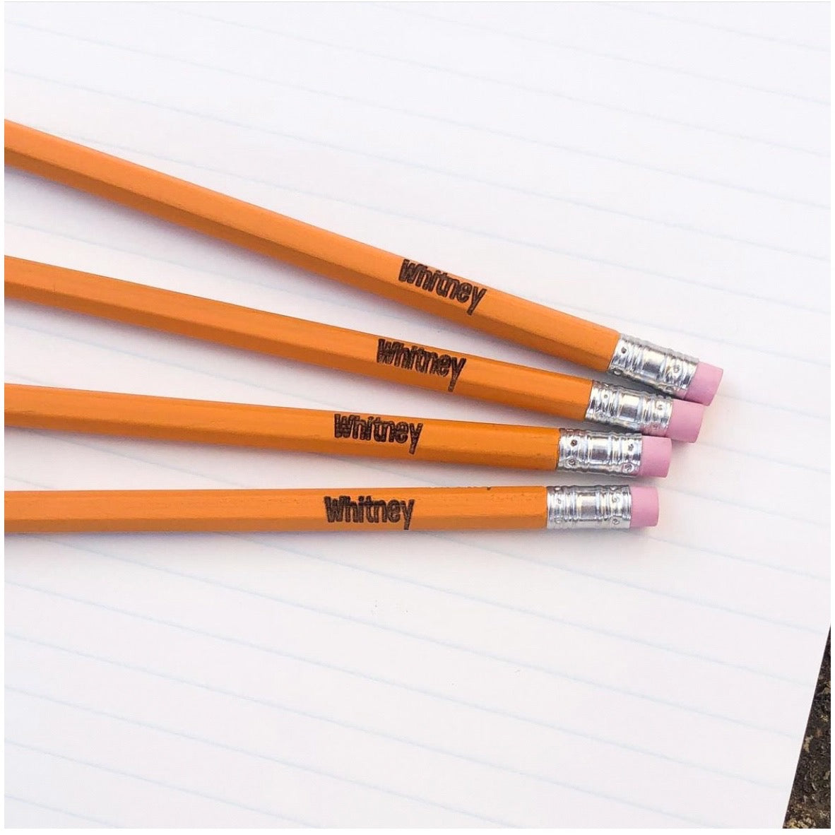 Laser Engraved Pencil Set