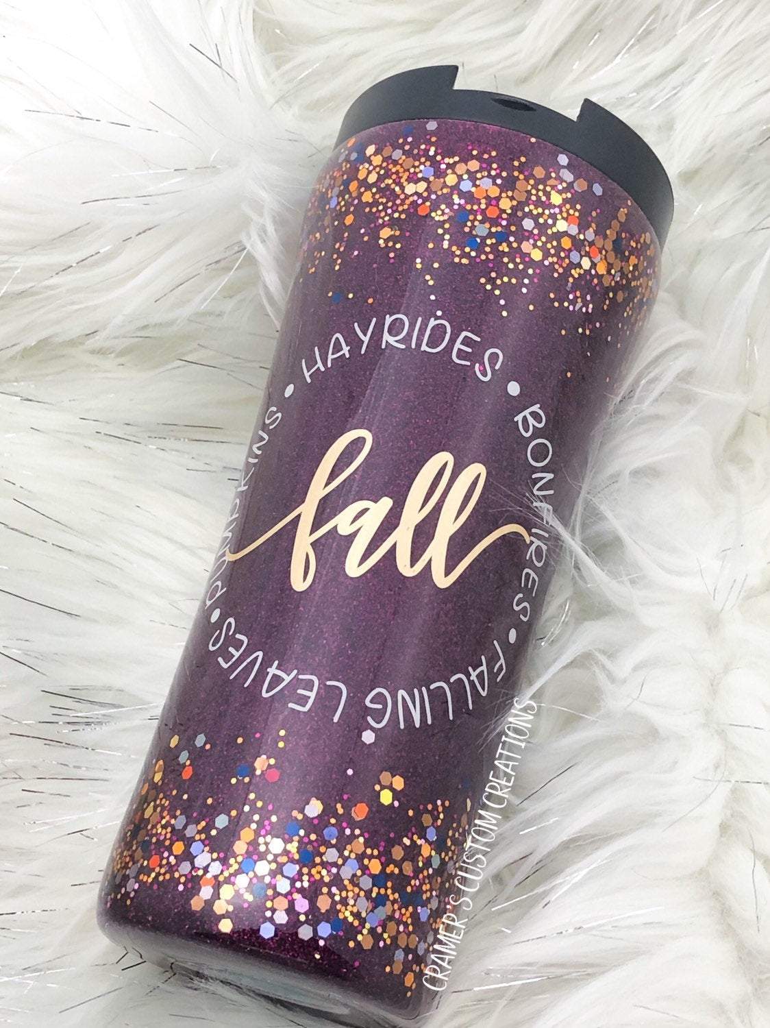 Opal Glitter Sublimation Tumbler Design Graphic by TumblersPlanet