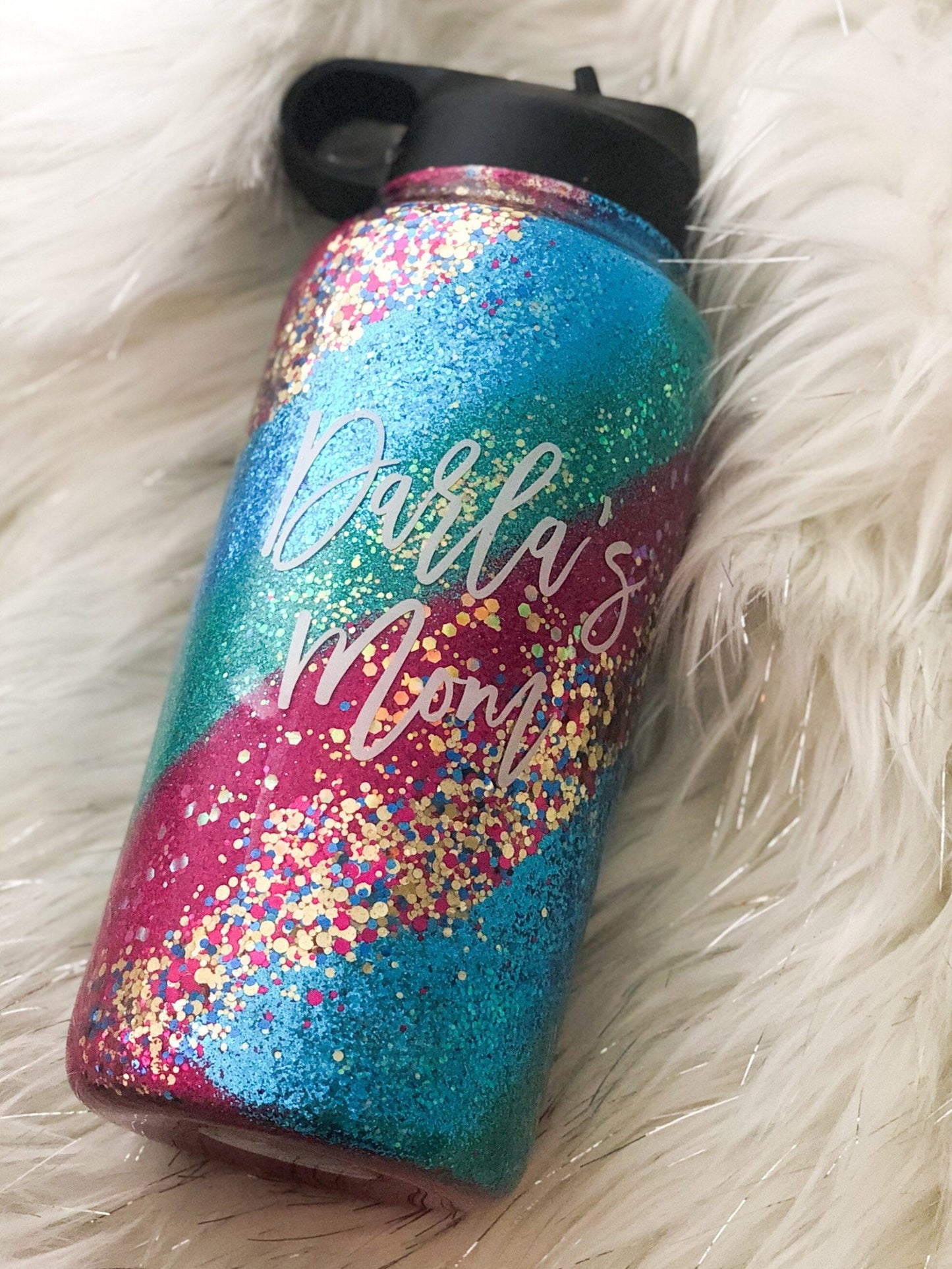 Glitter Swirl Tumbler