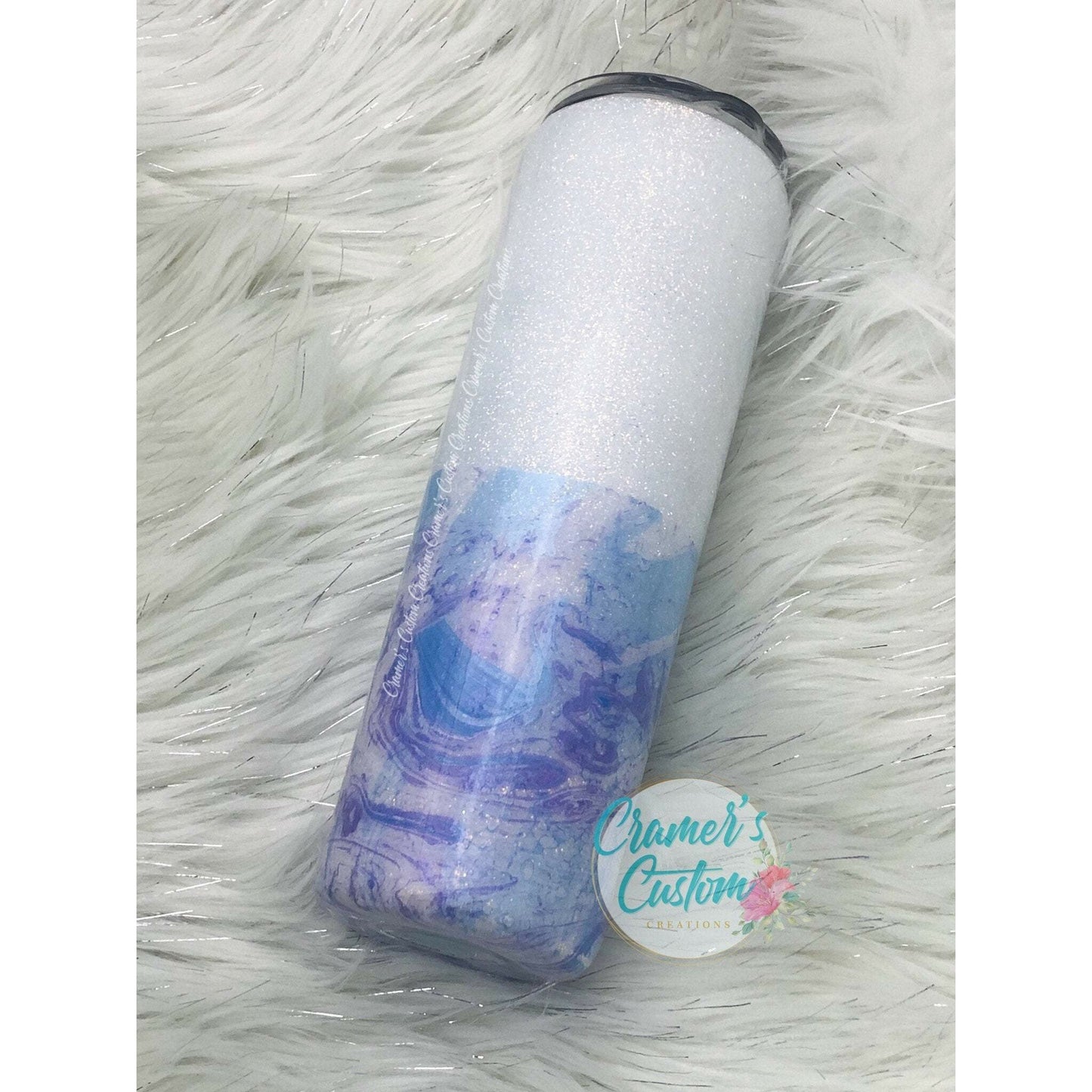 Hydro-dipped Glitter Tumbler