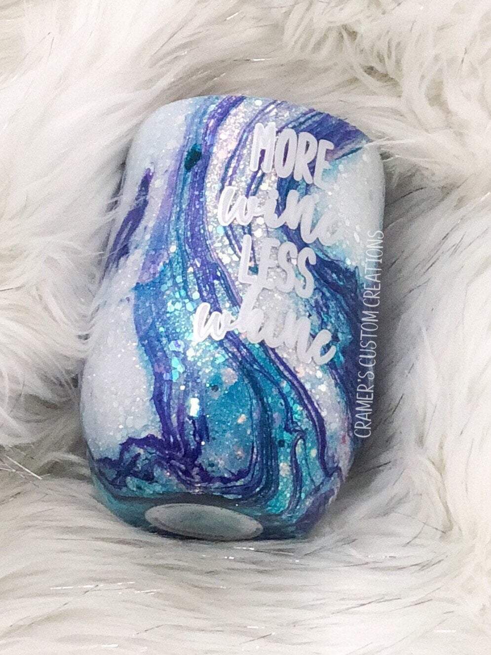 Hydro-dipped Glitter Tumbler