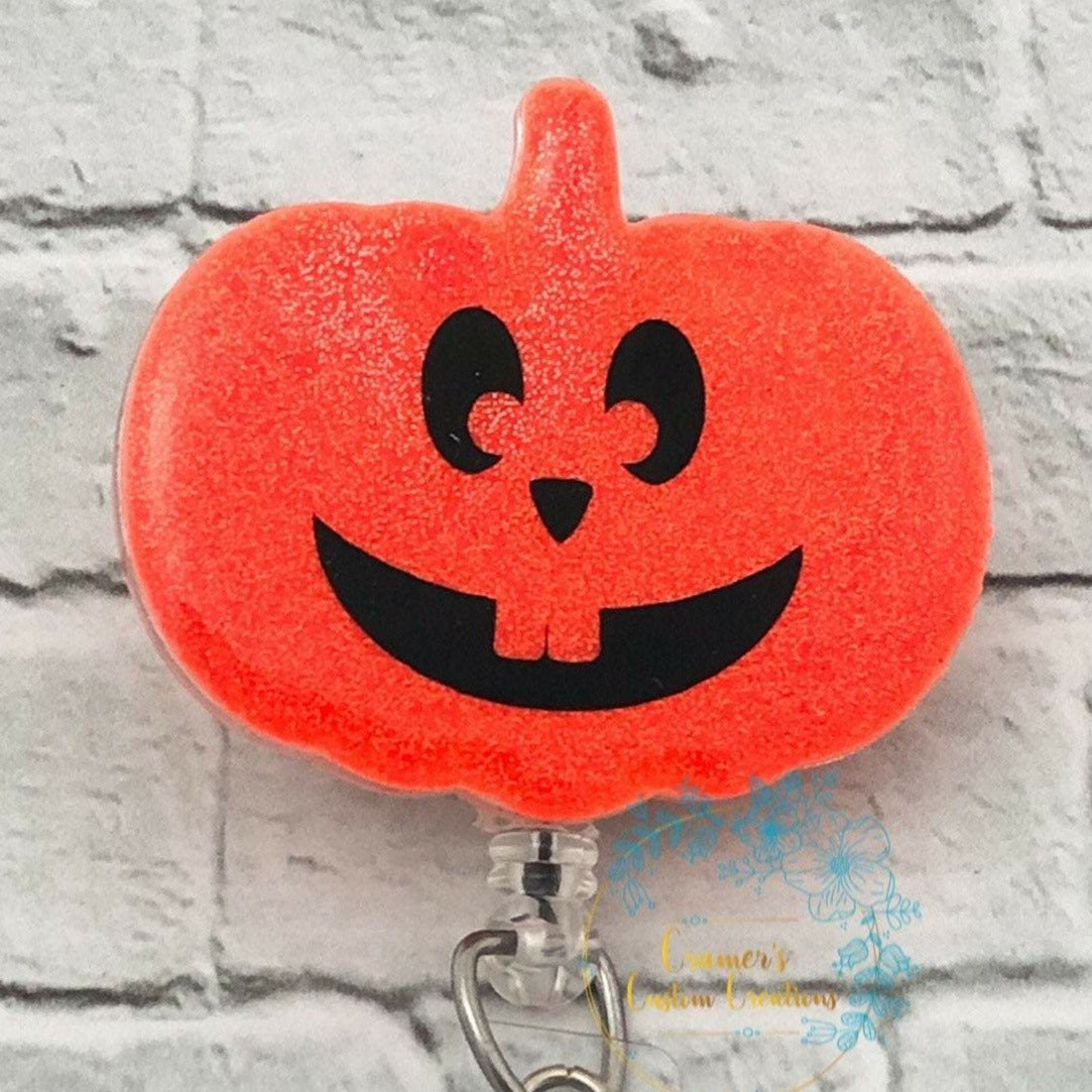 Pumpkin Badge Reel