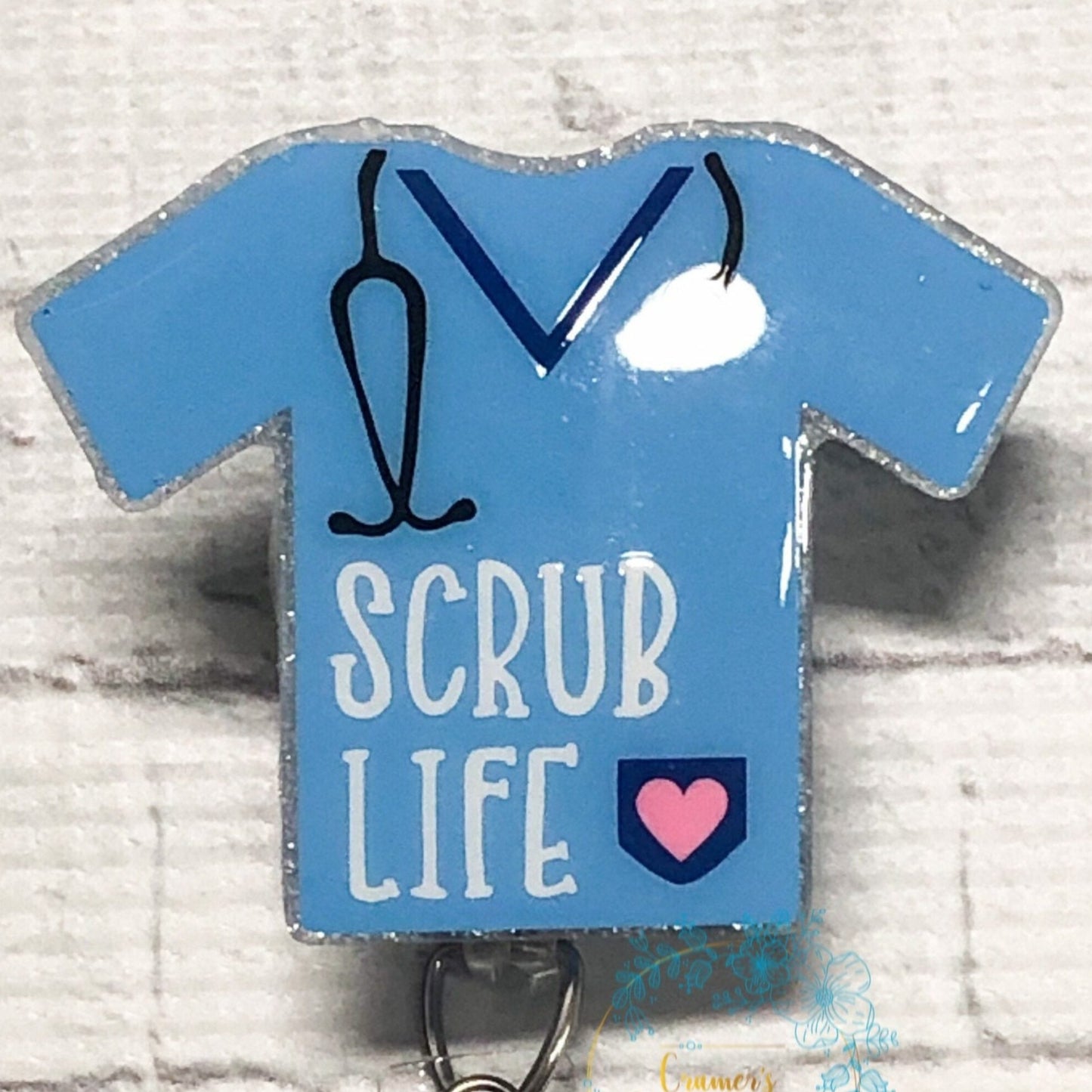 Scrub Top Badge Reel