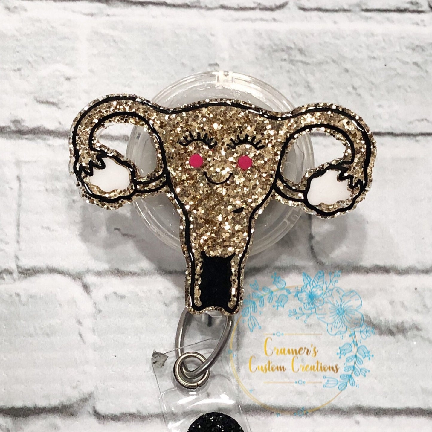 Uterus Badge Reel