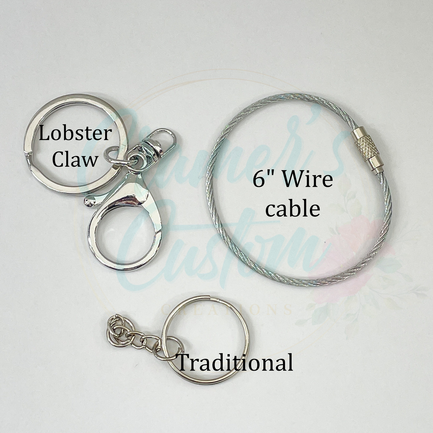 Circle Beachy Keychain