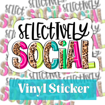 Selectively Social Sticker
