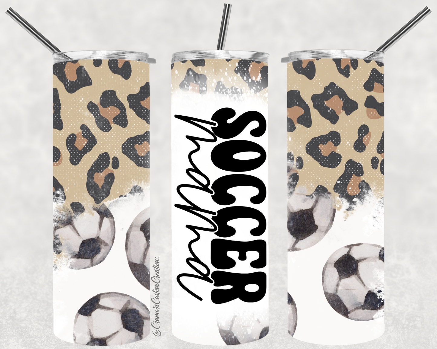 Soccer Mama Sublimation Tumbler