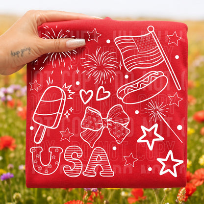 4th of July Collage Tshirt