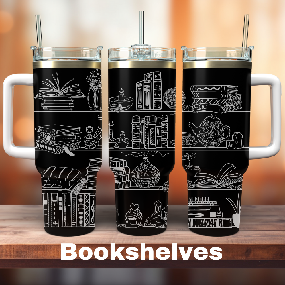 Bookshelves 40 oz Tumbler