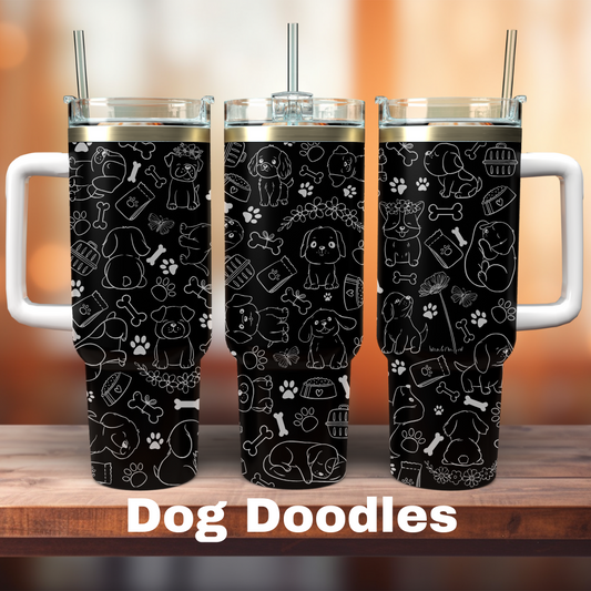 Dog Doodles 40 oz Tumbler