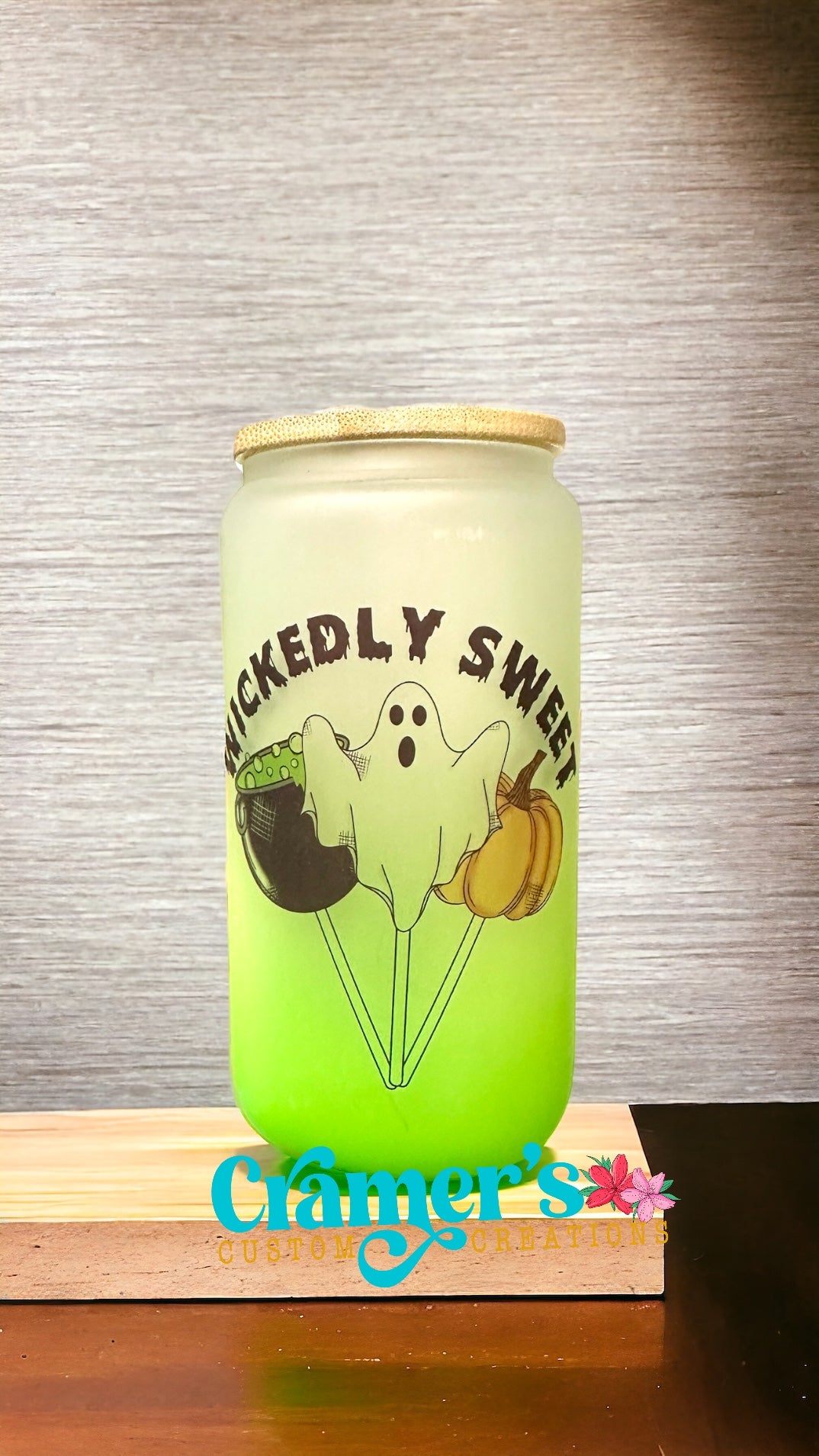 Wickedly Sweet 16oz Glass Tumbler RTS