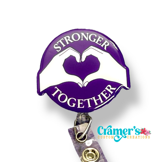 Stronger Together Fundraiser Badge Reel