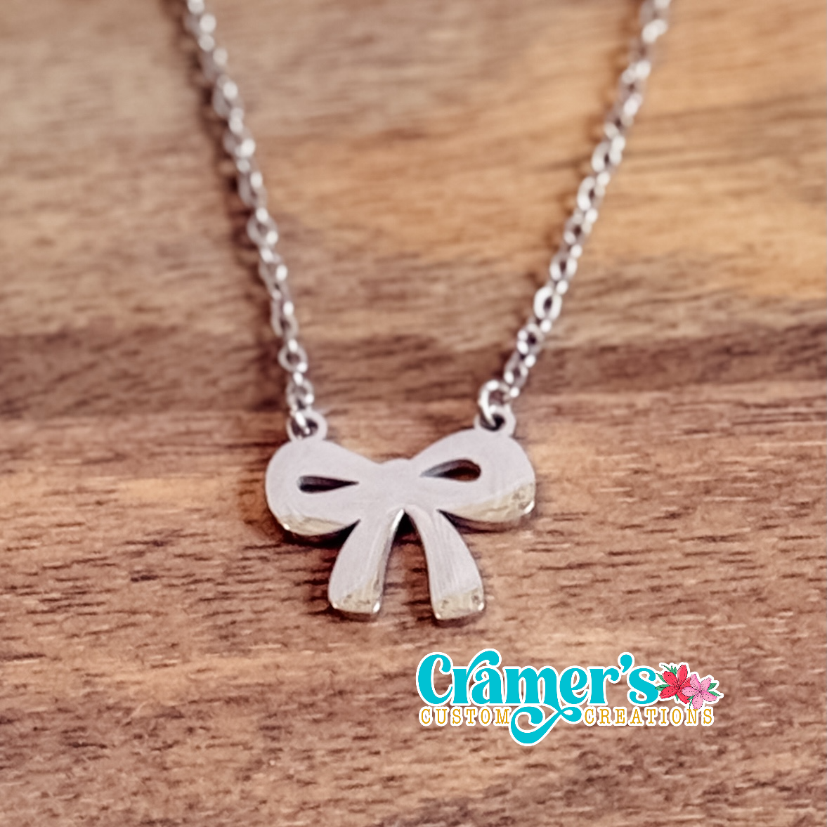 Bow Pendant Necklace