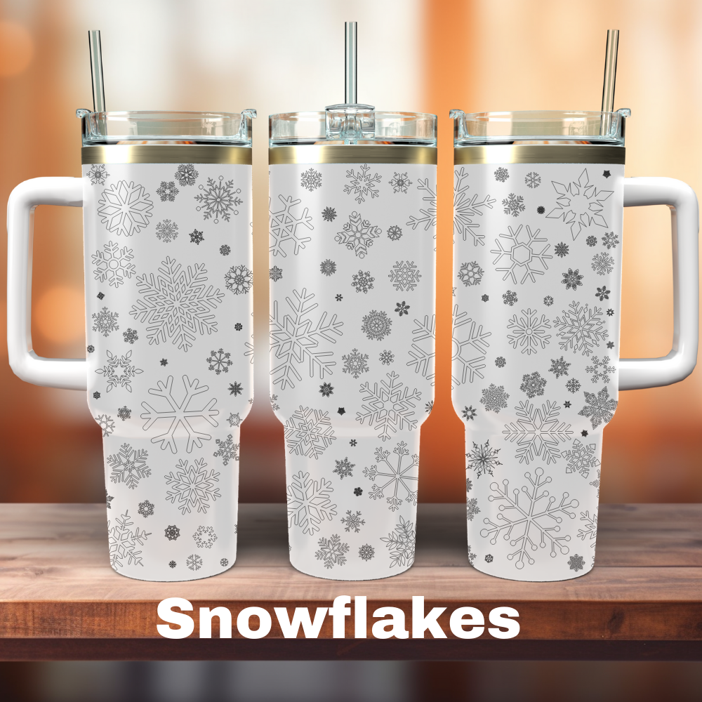 Snowflakes 40 oz Tumbler