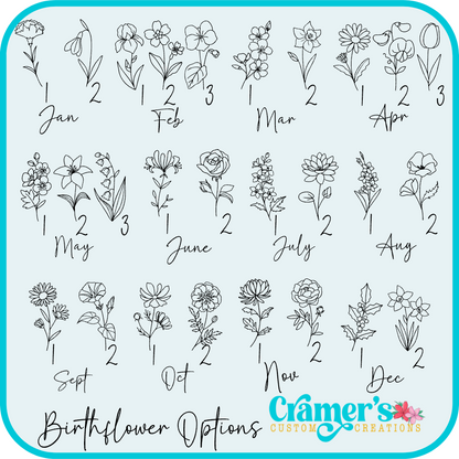 flower drawings on a light teal background