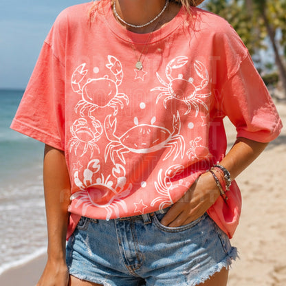 Crab Collage Tshirt
