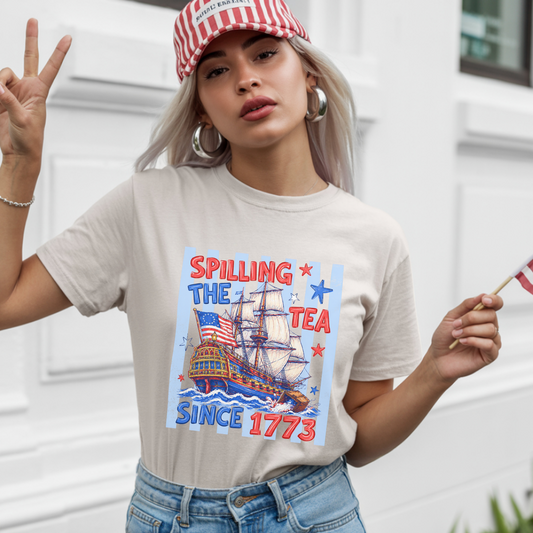 Spilling the Tea Since 1773 Tshirt