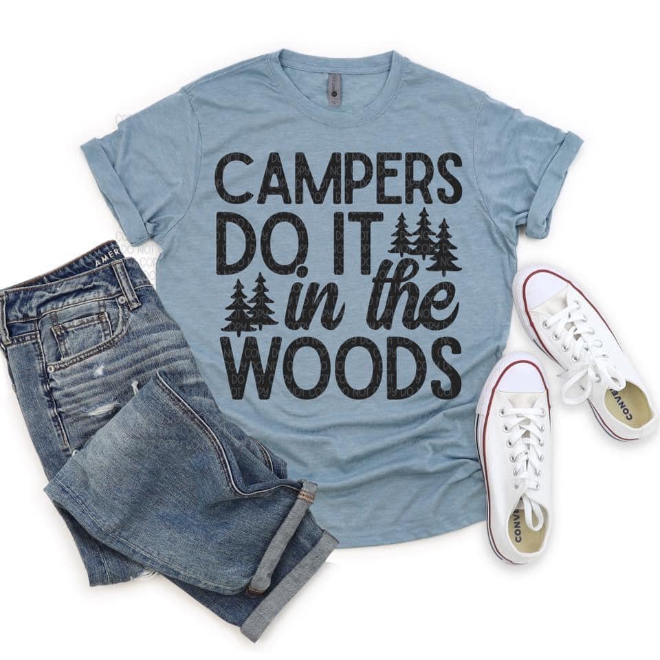 Campers Do It in the Woods