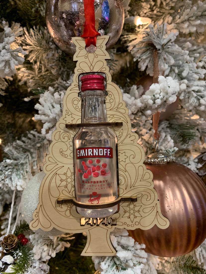 Mini Bottle Ornaments (Alcohol not included)