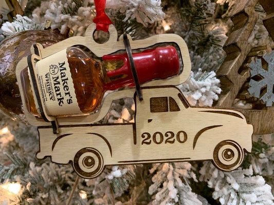 Mini Bottle Ornaments (Alcohol not included)
