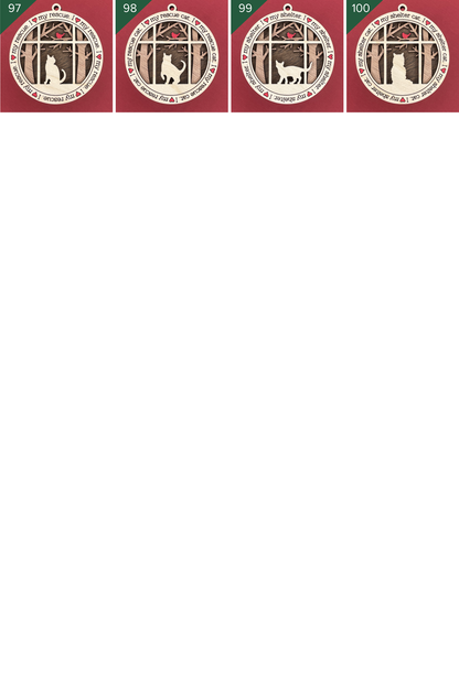 mulitple cat options for ornaments