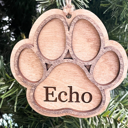 Dog Paw Ornament