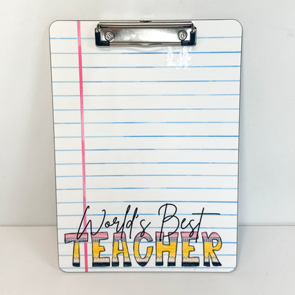 Personalized Teacher Clipboard