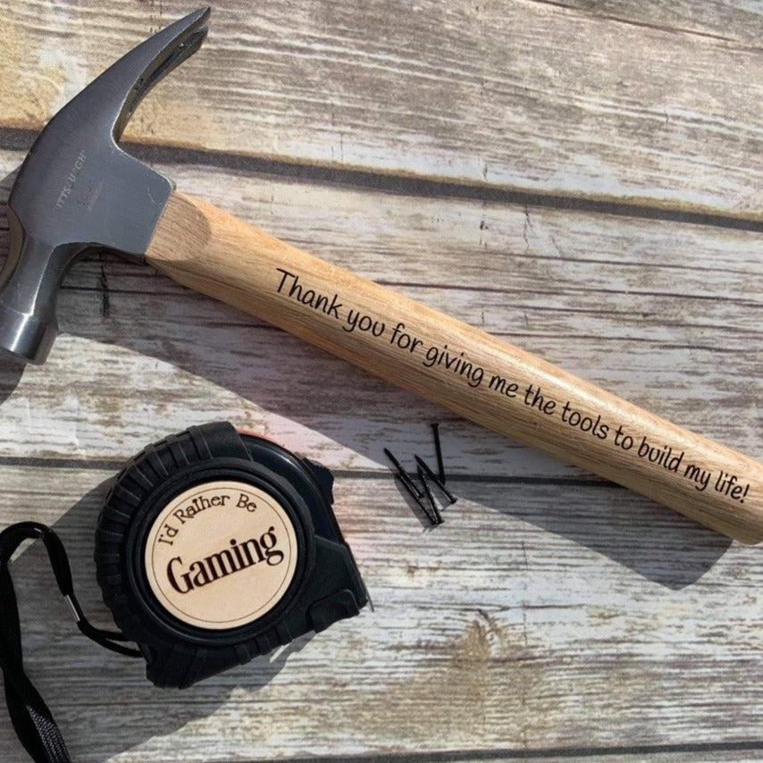 Personalized Hammer/Tape Measure Set
