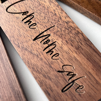 Personalized Wood Keychain