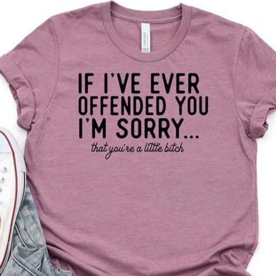 If I've Ever Offended You, I'm Sorry