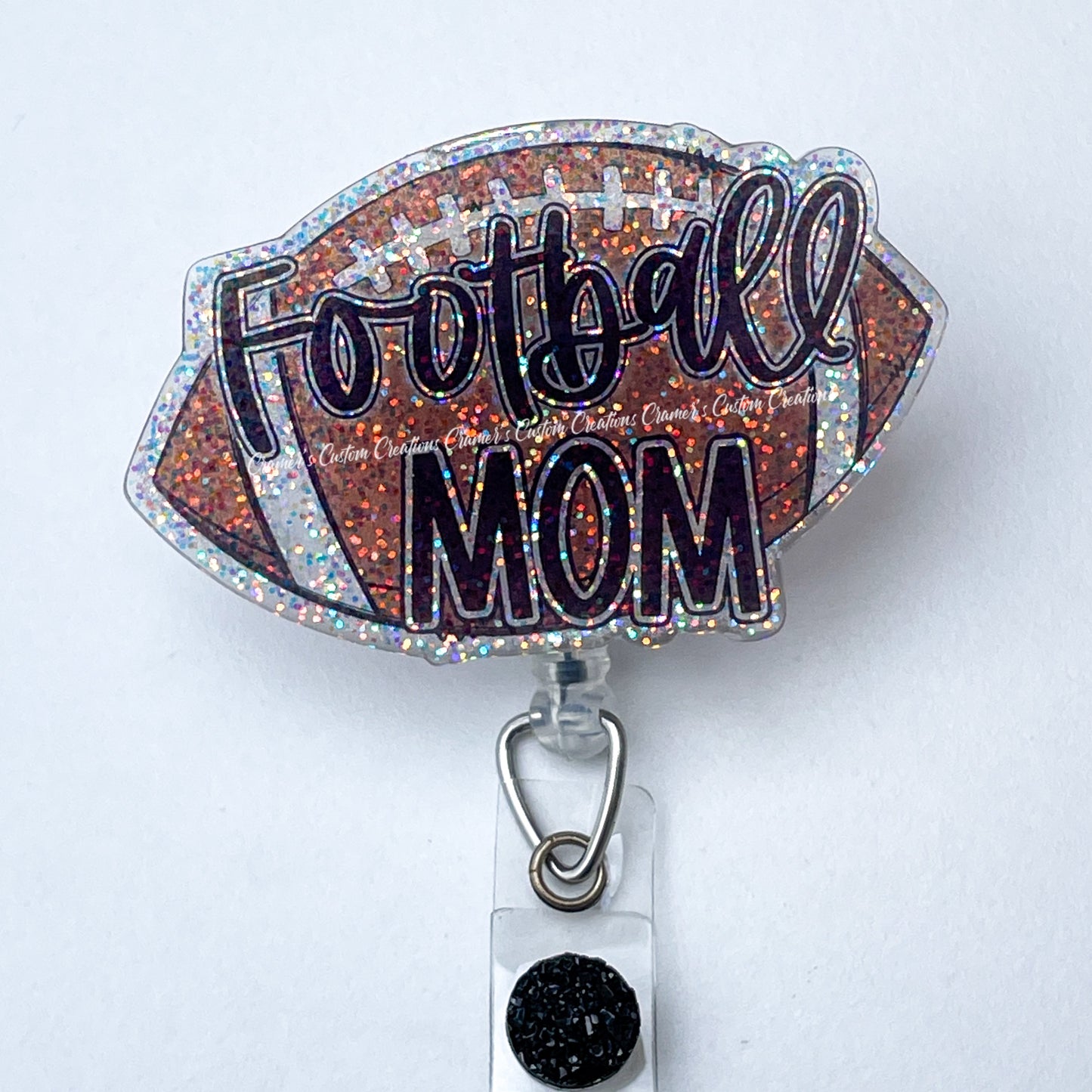 Football Mom Badge Reel
