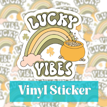Lucky Vibes Sticker