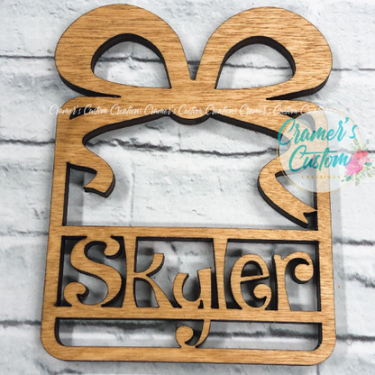 Wood Personalized Christmas Ornament