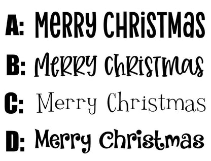 Wood Personalized Family Christmas Ornament